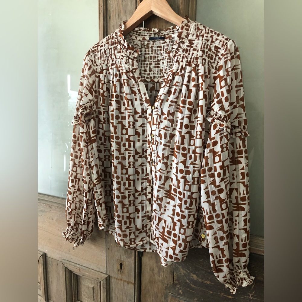 Scotch and Soda Geometric Blouse